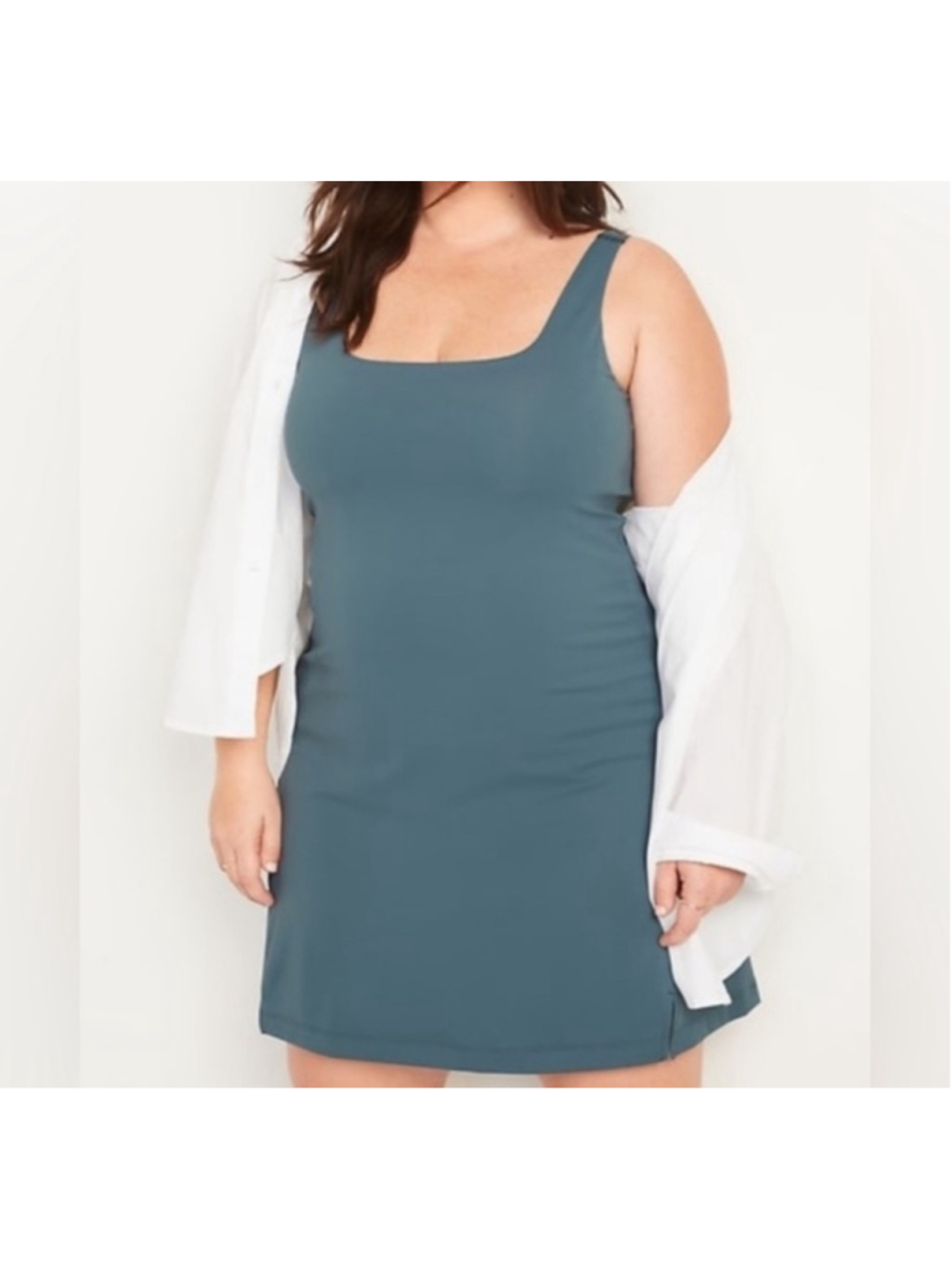 💙 Old Navy Active Powersoft Mini Dress, Size XL, Blue